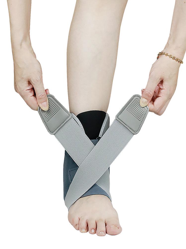 Aluminum Ankle Brace with Foot Sleeve for Joint Support and Protection