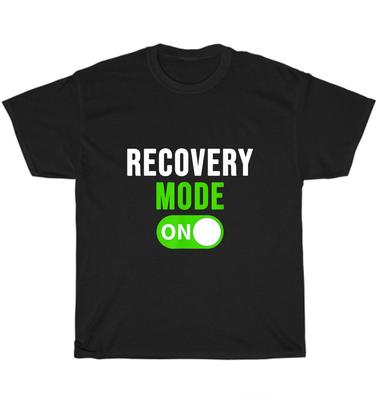Recovery Mode On Get Well Soon Wish Funny Injury Surgery Healing T-Shirt Unisex