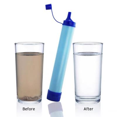 Filtro de Água de Emergência para Camping ao Ar Livre, Filtração de Emergência para Vida ao Ar Livre, Bebida Direta, Purificador de Água Individual, Esteriliza