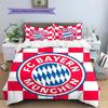 FC Bayern Munchen Custom Name Pattern Bedding,Quilt Set Quilt Cover Pillowcase Home Birthday Gift(1 * duvet cover + 2 * pillowcase, without core)