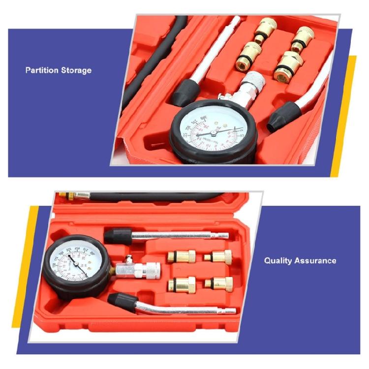 Professional Engine Compression Tester Metal Housing Enhances Sealing for Precise Automotive Diagnostics