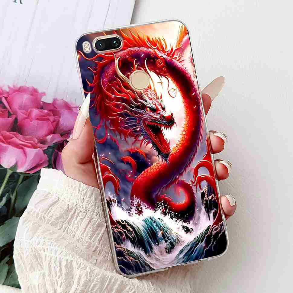 For Xiaomi Mi A1 MDG2 MDI2 Case Fashion Painting TPU Soft Silicone Cover For Xiaomi Mi A1 Mi 5X 5.5" Colorful Flower Phone Shell
