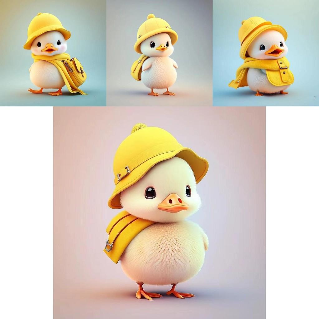 Cartoon Gelbe Ente Mit Hut Autoanhänger Mit Acryl Flache Oberfläche Design Für Auto Innenraum Dekoration