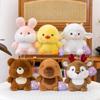 Q Version Cute Pet Animal Capybar Plush Toy Claw Machine Rabbit Wedding Event Throwing Deer