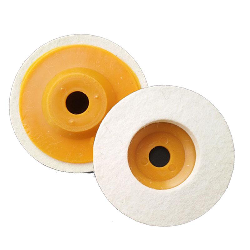 Thickened Wool Polishing Wheel for Stainless Steel, Mirror, and Stone Grinding with Angle Grinder