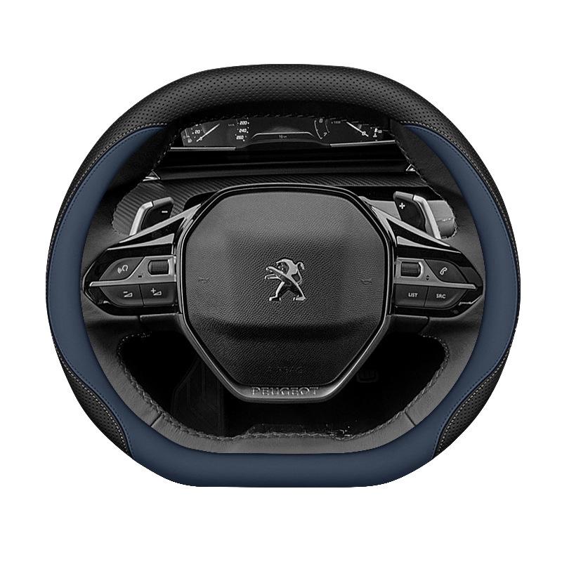 Capa de Volante para Peugeot 408X, 308, 301, 508, 3008: Ultra-Fino, Antiderrapante, Para Todas as Estações