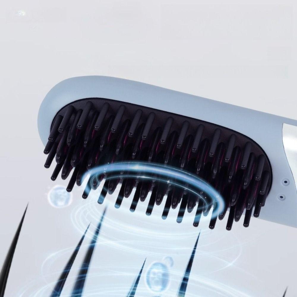 Straight Roll Dual-Purpose Charging Straight Hair Comb Long Lasting Electric Hot Comb  Gifts
