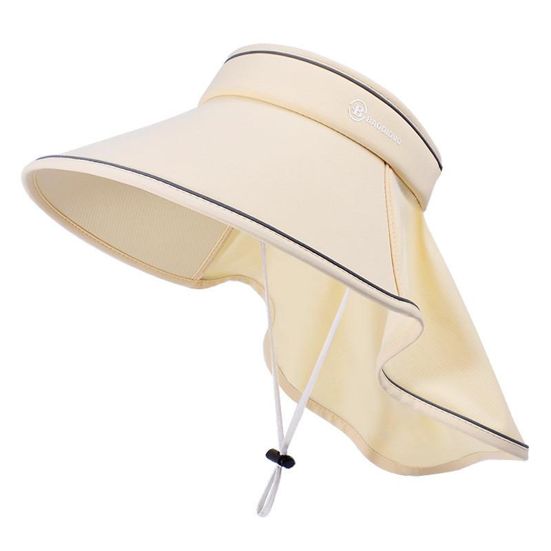Summer Outdoor Sun Protection Hat With Wide Brim And Breathable Nylon For Womens Uv Shielding