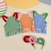 Comfortable Pet Dog Vest Cartoon Dog T-shirt Pet Chest Back Traction Rope  For Small Dog Cat