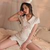 Erotic Underwear Sexy and Hot Nurse Uniform Female Role-playing Small Chest no-Take Passionate Uniform Set 8664