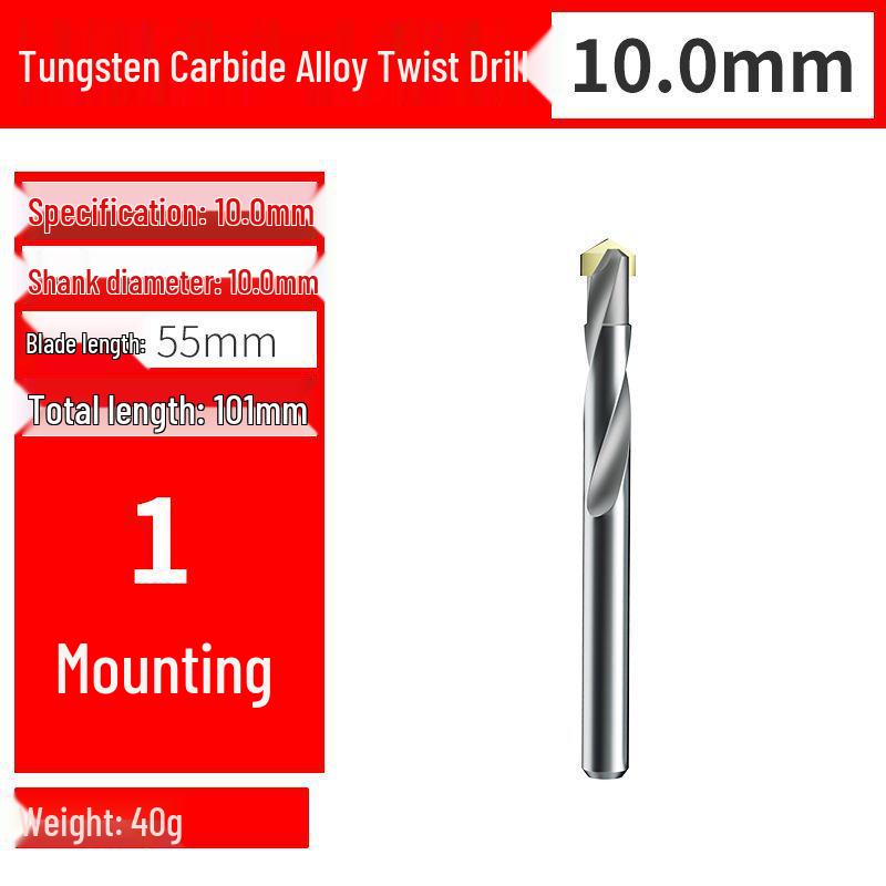 Premium Tungsten Steel Alloy Drill Bit - Super Hard, Stainless Steel Twist for Drilling