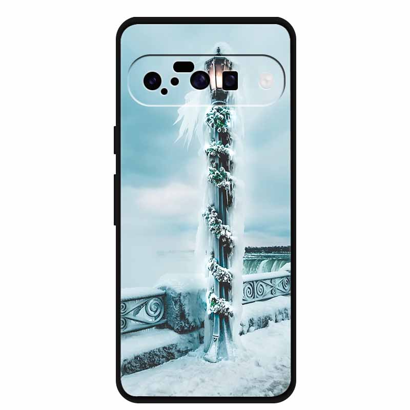 Christmas Phone Cases For Google Pixel 10 Case Silicone Soft Black Cover Christmas Tree for Pixel 10 Pro / 10 Pro XL Back Cover