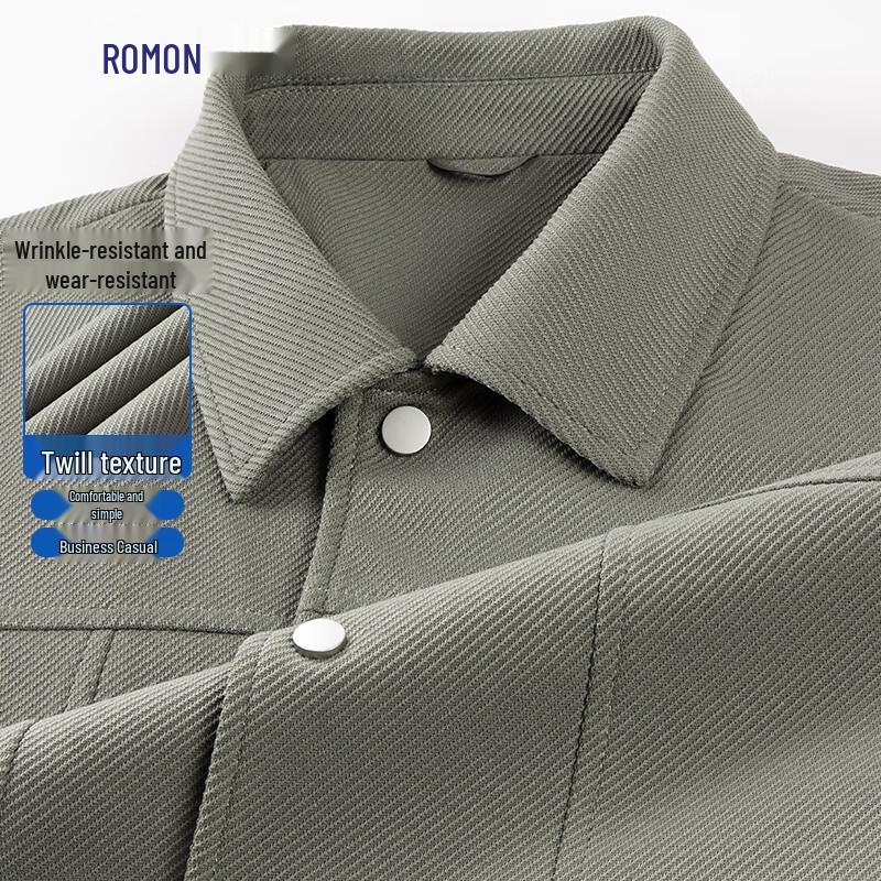 ROMON Men's Business Casual Short Lapel Jacket