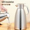 Stainless Steel Insulated Water Kettle - 316 Large Capacity Thermos Flask for Hot Water & Tea.