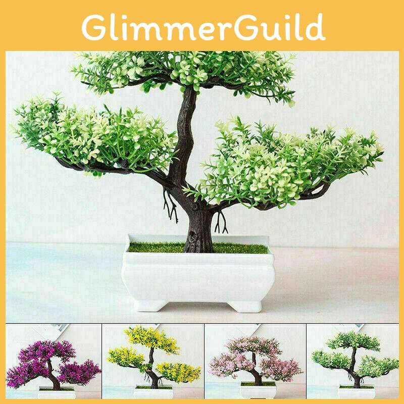 High-quality Realistic Artificial Bonsai Pine Tree Pot Plant For Elegant Home Decor