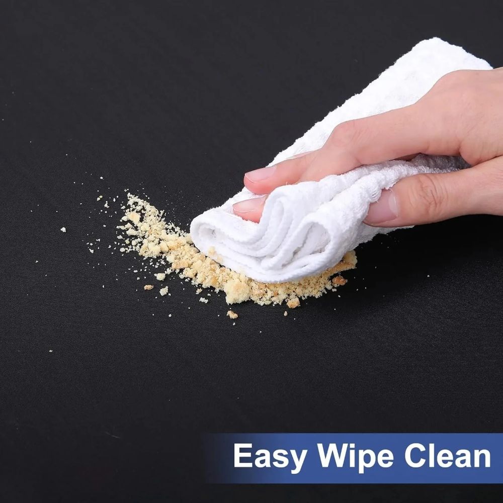 86X86CM Quadratischer Tischbezug Elastischer Tischschutz Weiche Fleckenbeständige Tischdecke Hochzeit