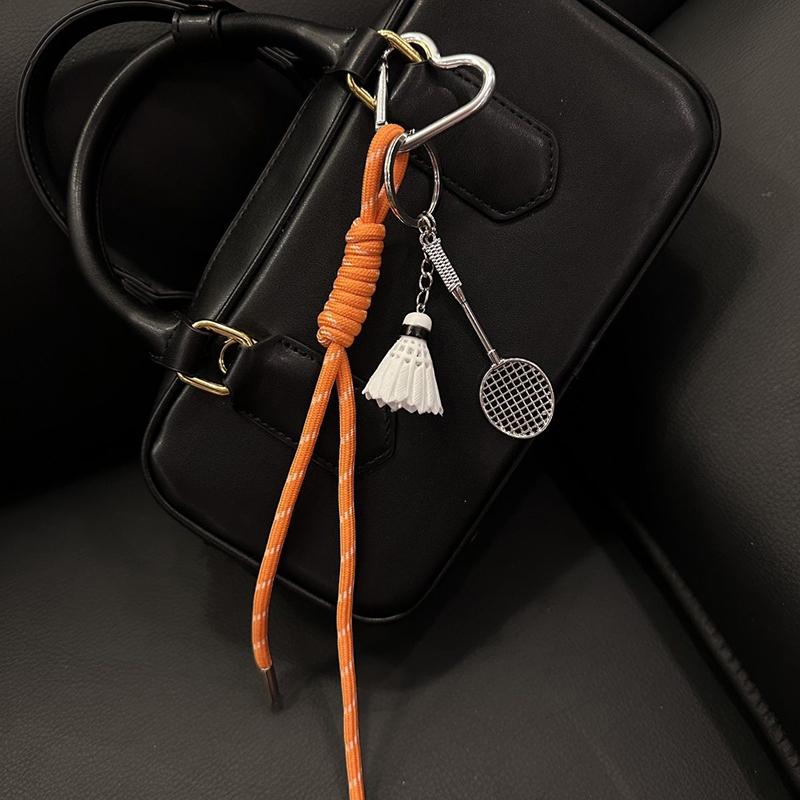 Yogodlns Sport Style Badminton Mini Backpack Hanging Handbag Pendant Bag Pendant Bags Accessories
