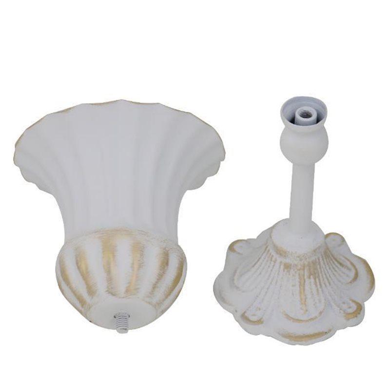 A58Z Europäischer Stil Ornament Vintage Eisenkunst Vase Blumengesteck Tischplatte Hohe Beine Florales Dekoratives Gefäß