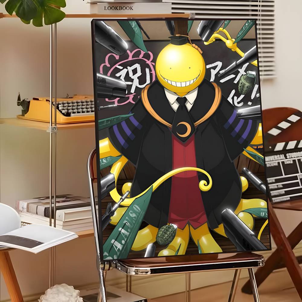 A-Assassination Classroom Poster Sticker Print Waterproof Wall Art For Living Room Bedroom Home Decor
