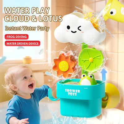 Kids Bath Toy Cloud Spinning Water Sprinkler Baby Bath Toy