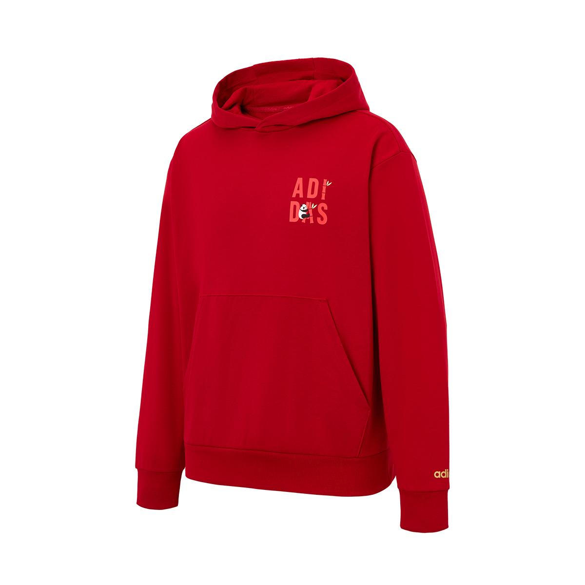 adidas Men s Red Panda Print Hoodie KA1503 XS