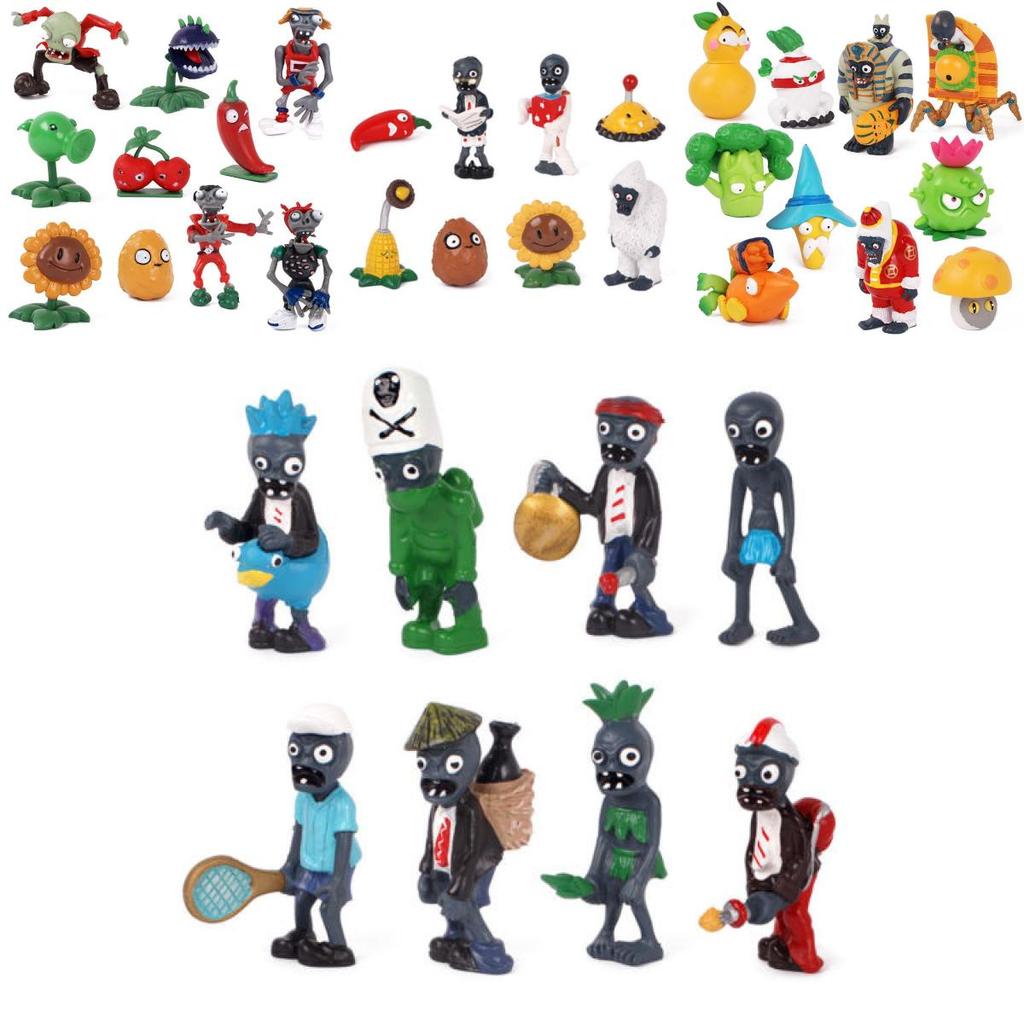 Pflanzen gegen Zombies Serie Ägypten Privater Wilder Westen PVC Spielzeug Actionfiguren Set Neu Lustig Osterdekoration für Kinder