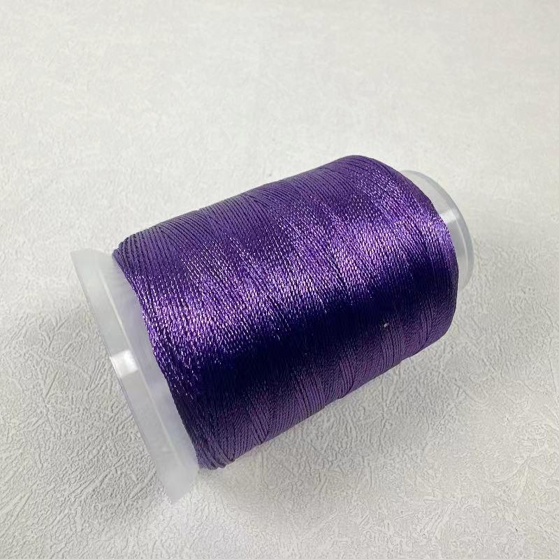 Vibrant Ice Silk Tassel Thread: 51 Colors for DIY Bracelets & Necklaces
