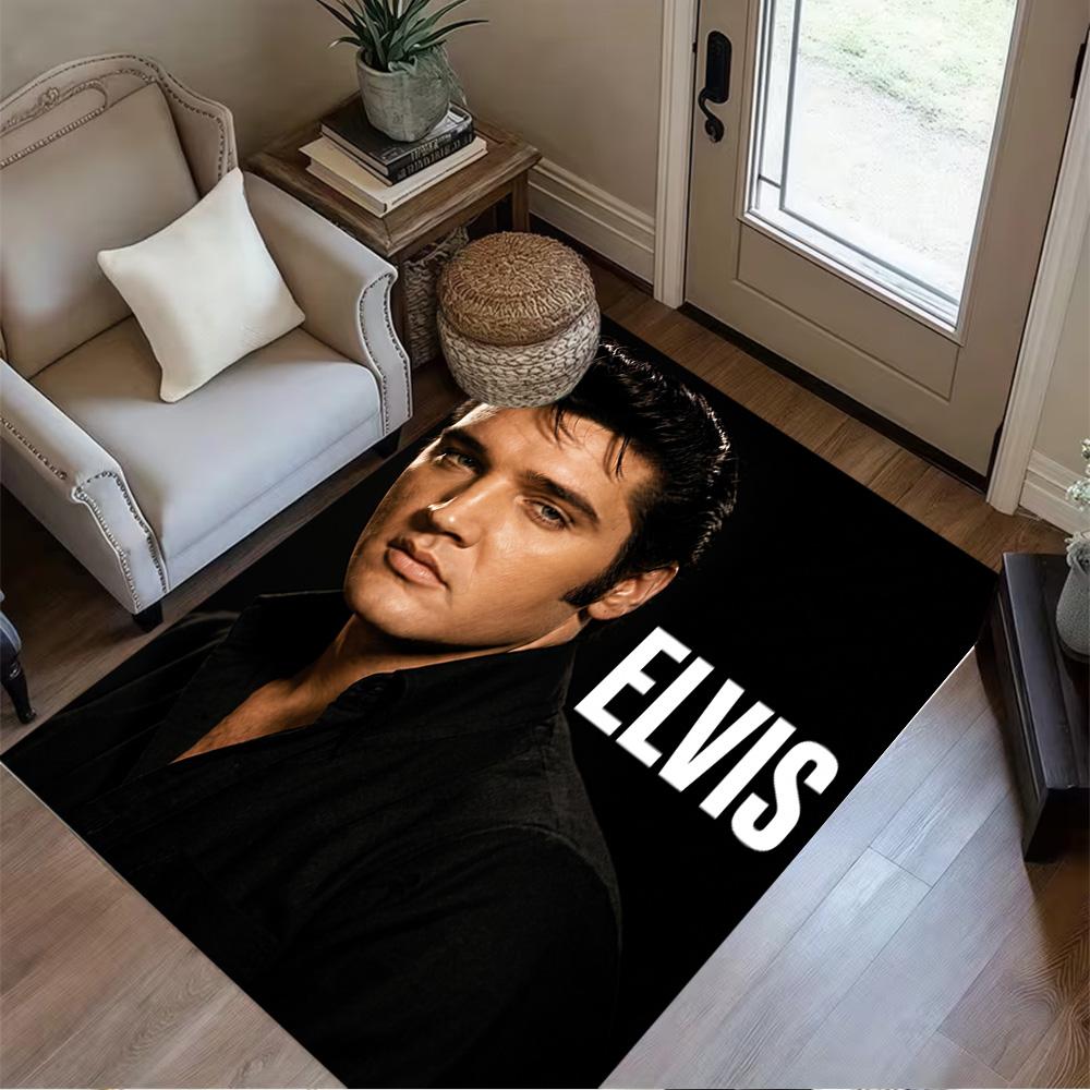 Elvis Presley Performance Floor Rug Office Rug Suitable for Bedrooms Balcony Playrooms Dormitory Antislip Carpet Decorate Offices