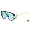 Internet celebrity new pendant sunglasses men's European and American fashion oval sunglasses ultra-light driving toad glasses