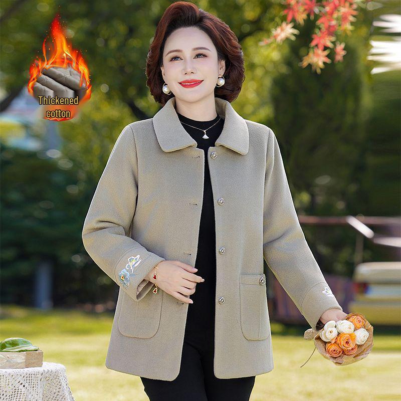 

Elegant Warm Padded Jacket for Middle-Aged and Elderly Women XL (90-100 kg)