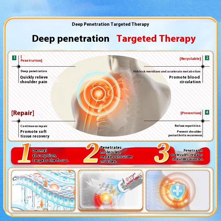 Special plaster for frozen shoulder, shoulder pain, shoulder strain, can't lift the stiff arm, hot compress treatment artifact