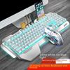 Conjunto de teclado e mouse sem fio luminoso recarregável Xinmeng K680