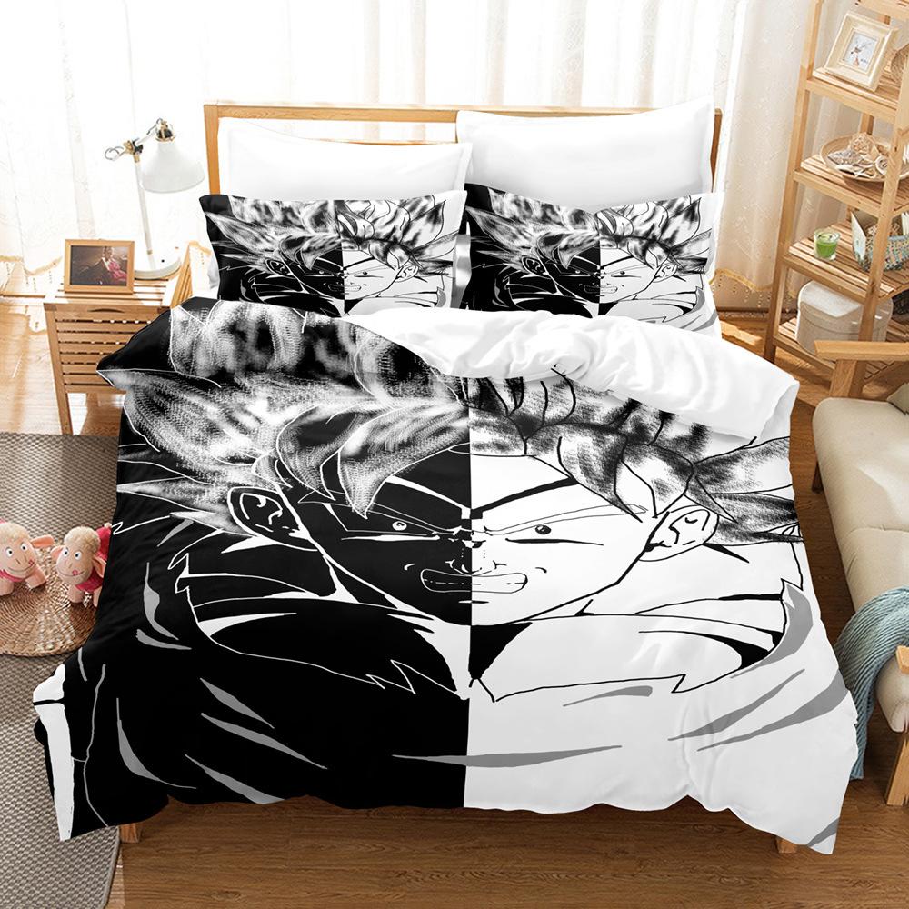 Animation Bedding Kit, Series 3D Digital Printing Three-Piece Set