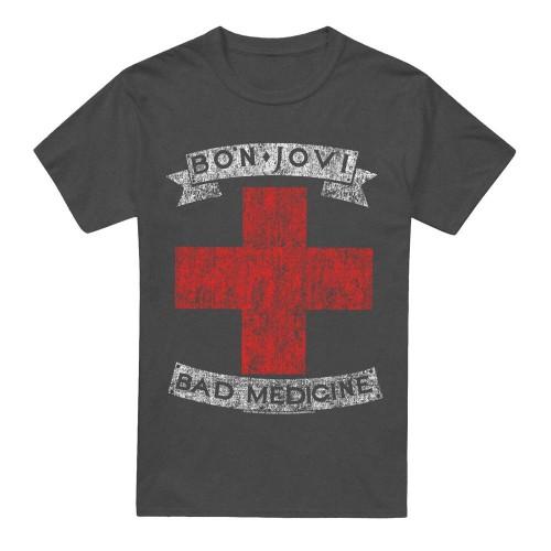 Bon Jovi Unisex Adult Bad Medicine T-Shirt