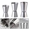 Shaker per cocktail Misurino in acciaio inossidabile argentato