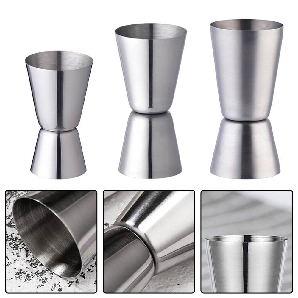 Shaker per cocktail Misurino in acciaio inossidabile argentato
