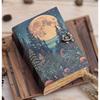 Handmade Leather Journal: Full Moon Forest Design - Witchcraft Grimoire