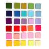 Chirimen Gradient Colorful Hair Crafts 10 4cm Lucky Tsumami-zaiku Fabric, Pre-Cut, Colors, Rainbow, Ornaments, DIY, (100 Sheets, Colors, Bag)