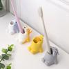 Animal toothbrush holder, toothbrush stand, stand, non-perforated hanger, housewarming
