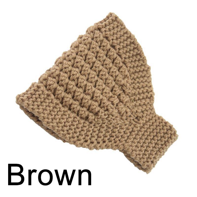 Mode Herbst Winter Damen Warmes Stirnband Gestrickte Elastische Haarbänder Kopfwickel Haaraccessoires für Dame Turban