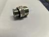 1CG/1DG White Zinc 24° Cone O-ring Seal Inch Threaded Stud High-Pressure Hydraulic Fitting