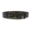 Design Nostalgico Dvd Cintura con Fibbia Inglese Decorazione da Donna Abbinabile con Cintura per Jeans Versatile Senso del Design Cintura di Nicchia