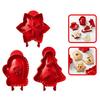 Holiday Mini Pie Molds for Baking Cookie Mold Dough Press Pocket Molds for Halloween Christmas Party