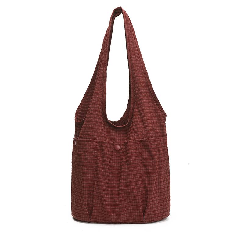 Casual Large-capacity Bag Women's 2025 New Simple and Versatile Shoulder Bag Lazy Wind Messenger Bag Tide