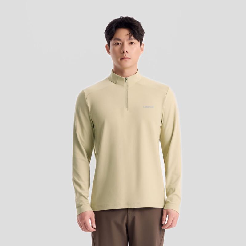 LAFUMA Men's Anti-Bacterial Half-Zip Long Sleeve T-Shirt