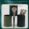 Portaspazzole da Trucco Multifunzionale con Coperchio - Verde e Blu, Grande Capacità, Portatile, Antipolvere.