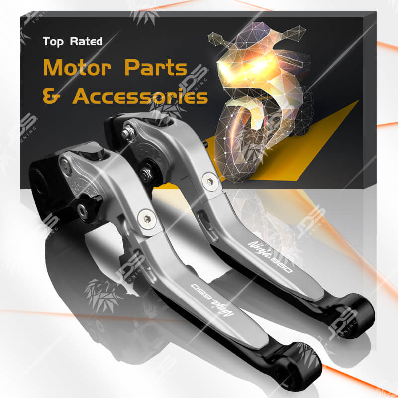 For Kawasaki Ninja 650 Ninja650R ER-6F 2017-Present Clutch Lever Brake Lever Set Folding Handle Levers Motorcycle