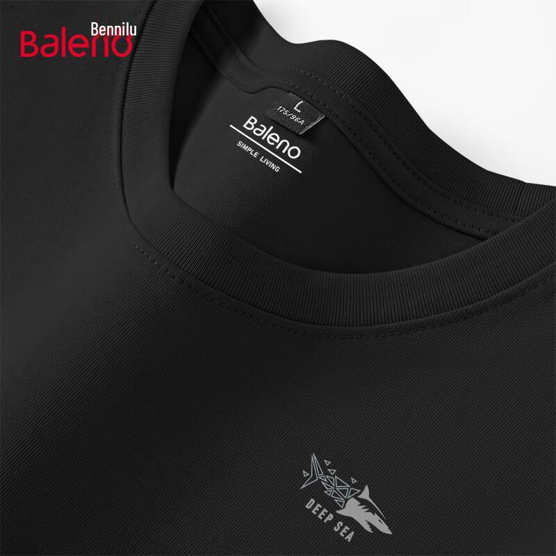 Baleno Men s Pure Cotton Long-Sleeve Round Neck T-Shirt
