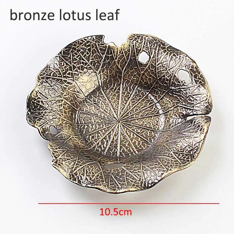 1Pcs Drink Tea Coaster Heat Resistant Alloy Copper Tea Trays Coffee Cup Mats Service Tables Teaware Holder Table Decoration