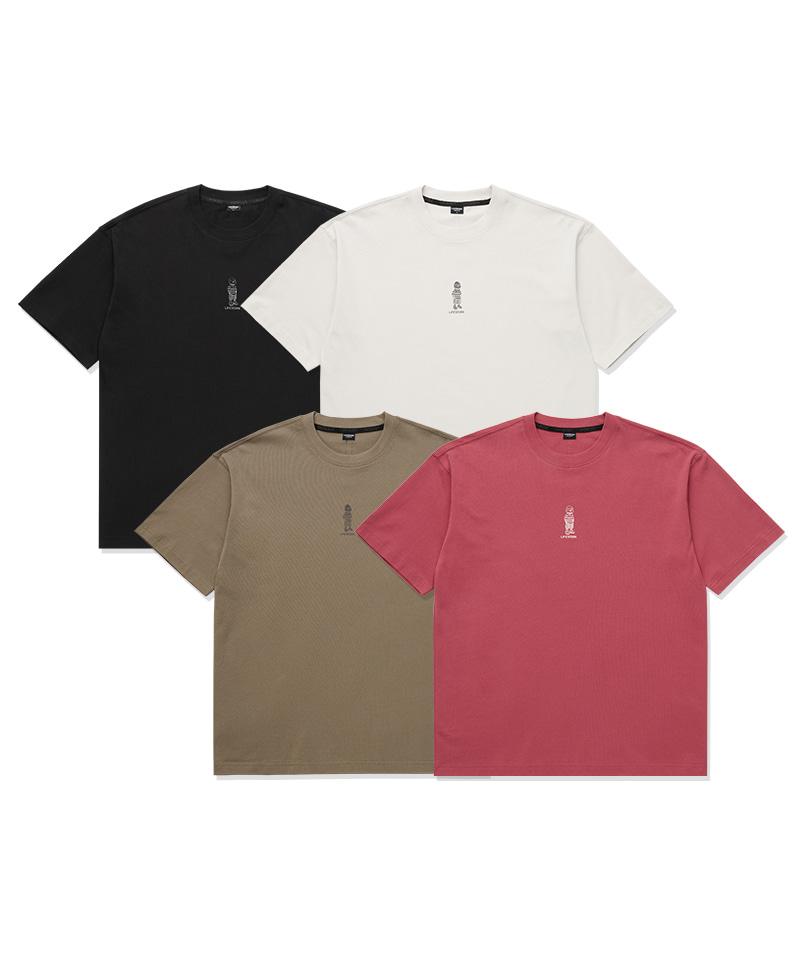 LIFEWORK Feature) Mini Beanie Hipdog Short Sleeve T-Shirt